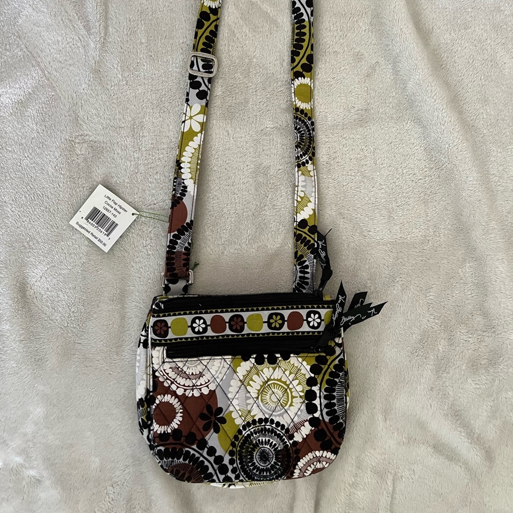 Vera Bradley Little Flap Hipster - Cocoa Moss - Tags Still On!